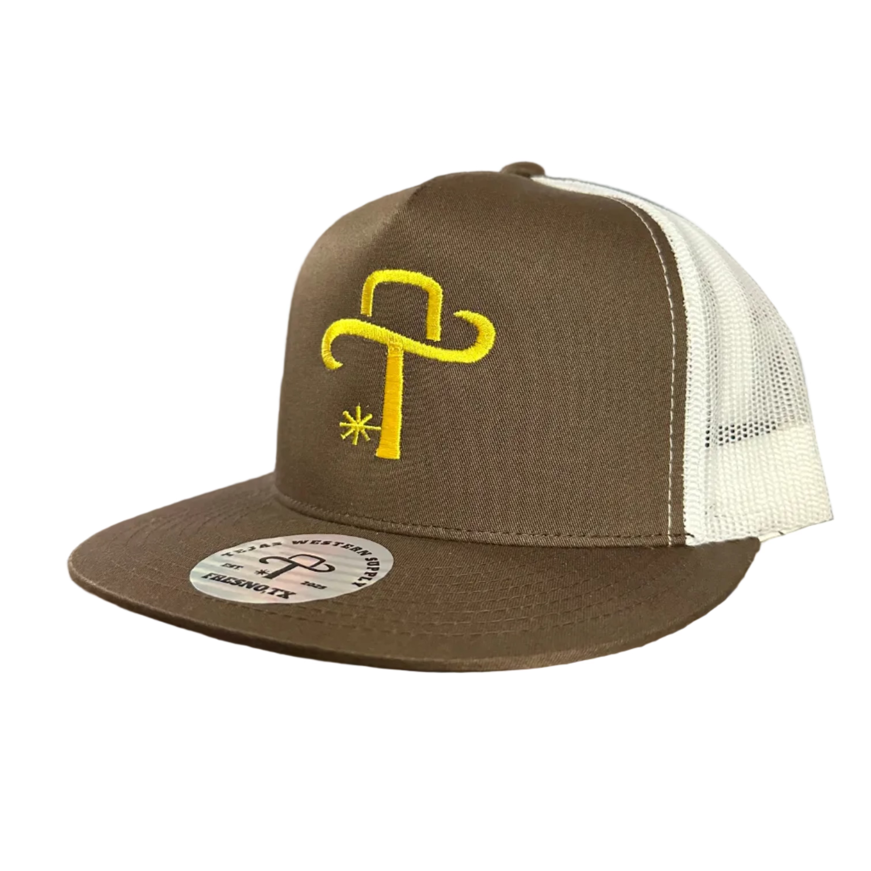 The "T" logo Brown/White Cap