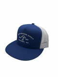 The Classic “Tejas Western Supply” Royal Blue/White Cap