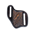 ARIAT KNIFE SHEATH FLORAL EMBOSSED MEDIUM BROWN