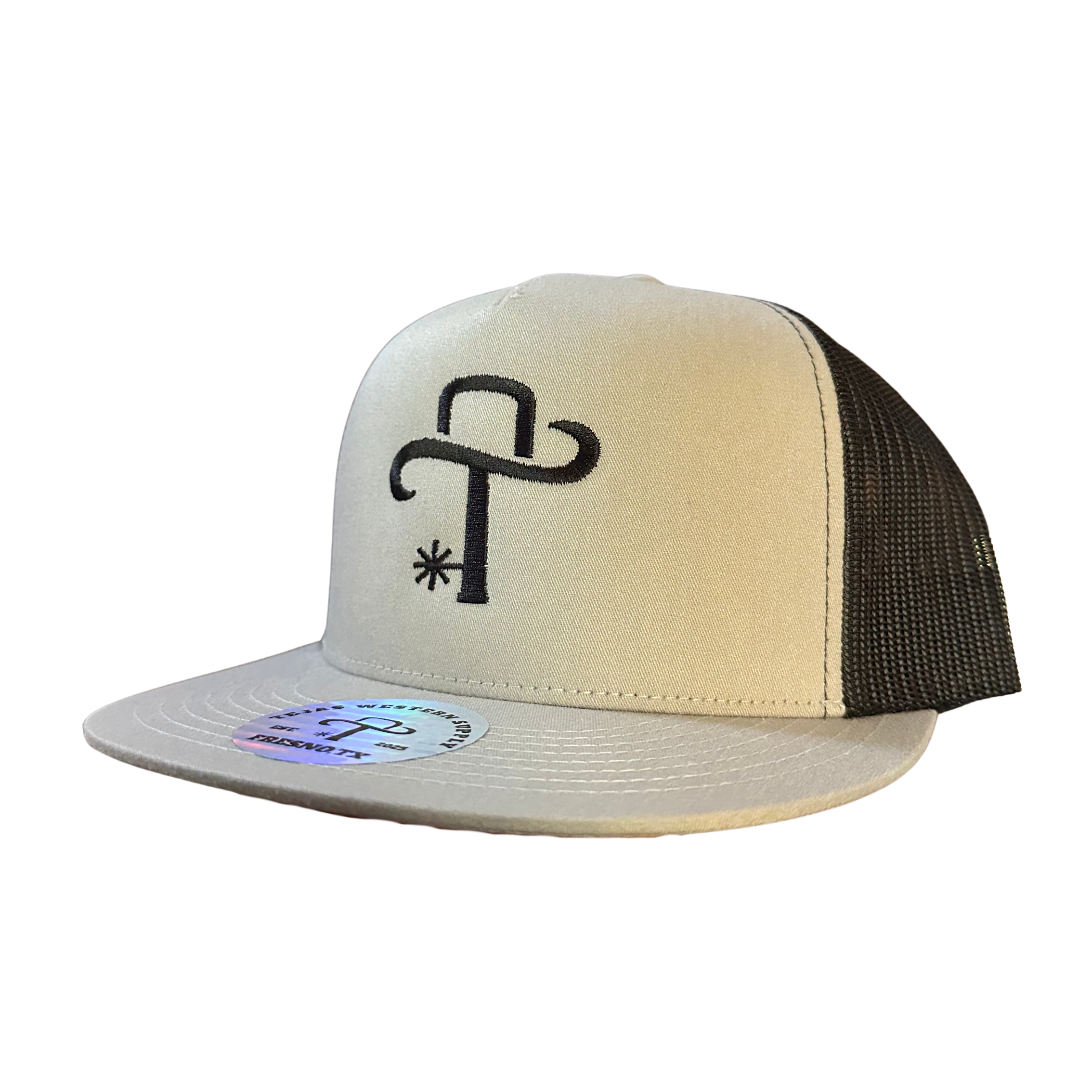 The "T" logo Silver/Black Cap